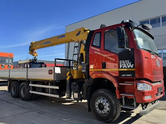 Манипулятор-самопогрузчик FAW J6P CA3250 XCMG SQS300RU-5 2025 года новый фото 9