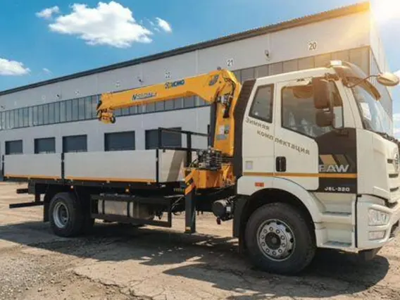 Манипулятор-самопогрузчик FAW J6L XCMG SQS125-4 2025 года новый