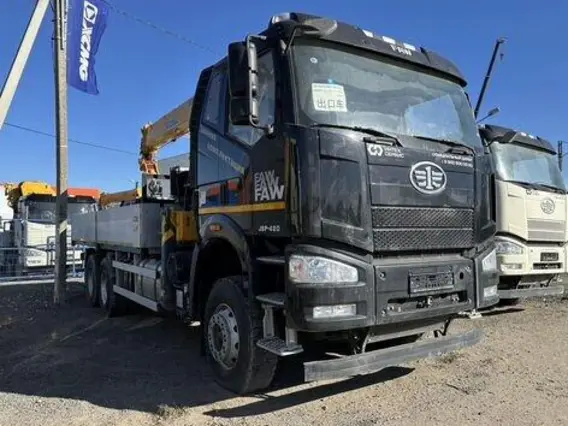 Манипулятор-самопогрузчик FAW J6P CA3250 XCMG SQS250RU-5 2026 года новый фото 2