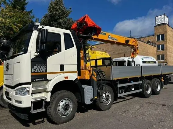 Бортовой грузовик FAW CA3310 с КМУ XCMG, 2025 2025 года новый
