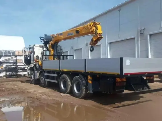 Манипулятор-самопогрузчик FAW CA3310 XCMG SQS350RU-5 2026 года новый фото 2