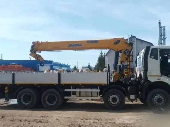 Манипулятор-самопогрузчик FAW CA3310 XCMG SQS350RU-5 2026 года новый фото 4