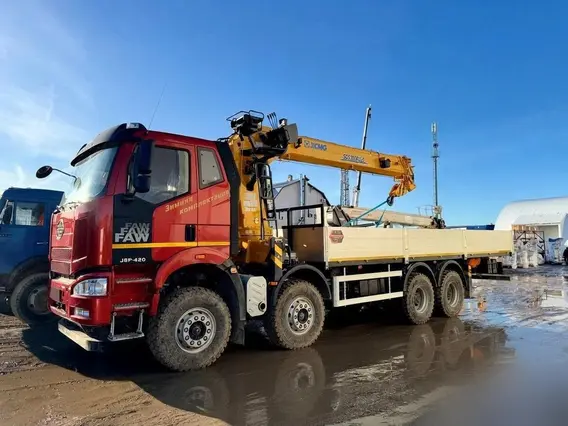Манипулятор-самопогрузчик FAW CA3310 XCMG SQS300RU-5 2026 года новый