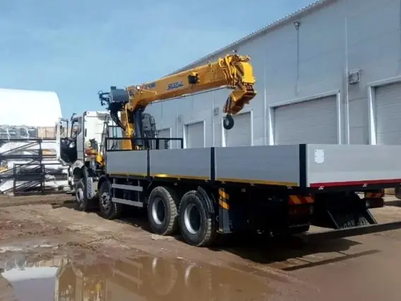 Манипулятор-самопогрузчик FAW CA3310 XCMG SQS350RU-5 2026 года новый фото 2