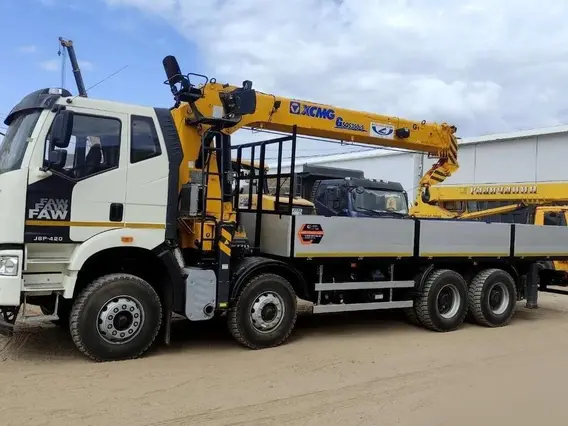 Манипулятор-самопогрузчик FAW CA3310 XCMG SQS350RU-5 2026 года новый фото 3
