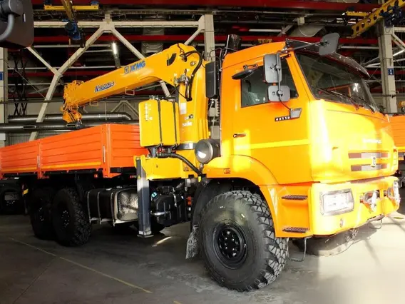 Манипулятор-самопогрузчик Камаз 43118-50 XCMG SQS200-6 2025 года новый