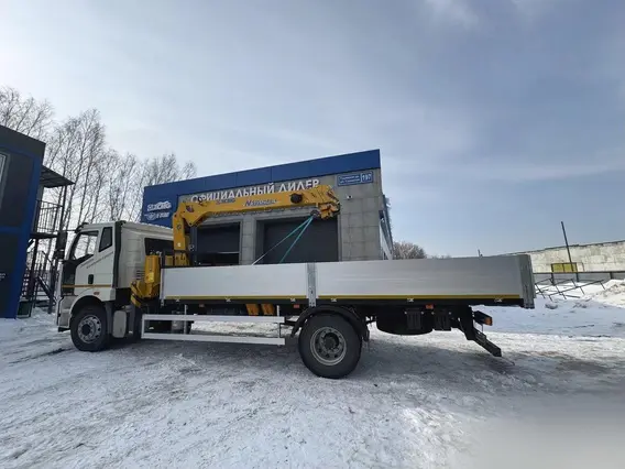 Манипулятор-самопогрузчик FAW J6L XCMG SQS125-4 2026 года новый