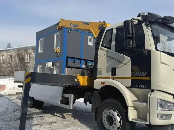 Манипулятор-самопогрузчик FAW J6L XCMG SQS125-4 2026 года новый фото 17