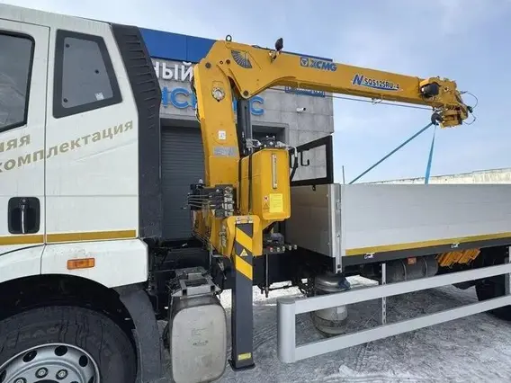 Манипулятор-самопогрузчик FAW J6L XCMG SQS125-4 2026 года новый фото 3
