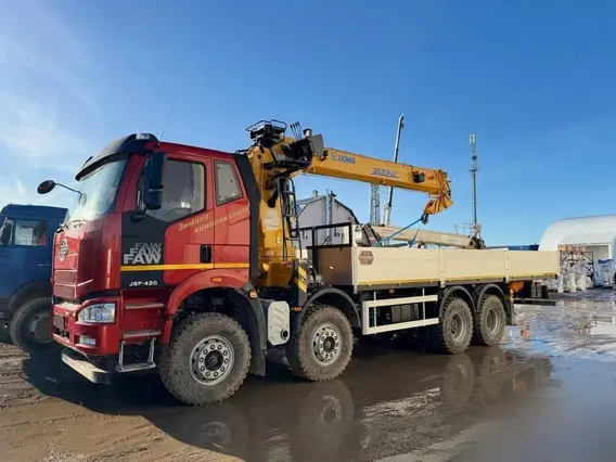 Манипулятор-самопогрузчик FAW CA3310 XCMG SQS300RU-5 2026 года новый