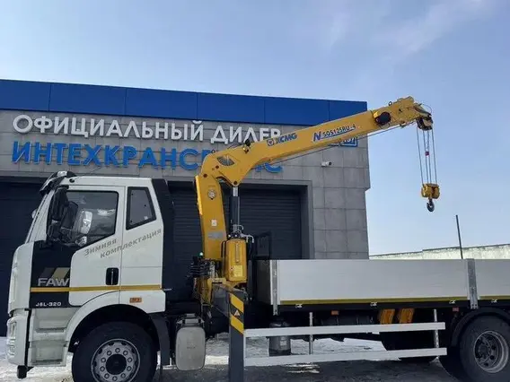 Манипулятор-самопогрузчик FAW J6L XCMG SQS125-4 2026 года новый фото 13