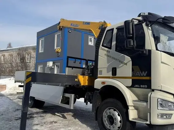 Манипулятор-самопогрузчик FAW J6L XCMG SQS125-4 2026 года новый фото 18