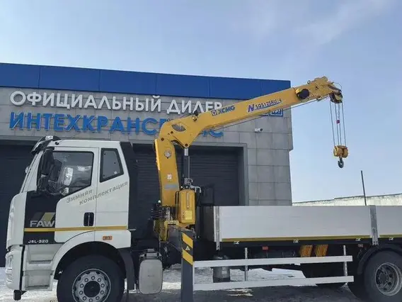 Манипулятор-самопогрузчик FAW J6L XCMG SQS125-4 2026 года новый фото 17