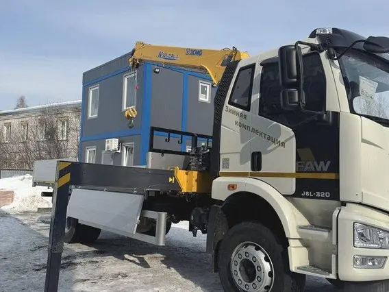 Манипулятор-самопогрузчик FAW J6L XCMG SQS125-4 2026 года новый фото 9