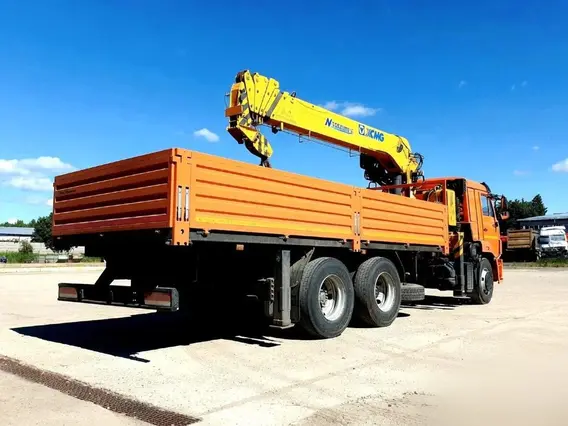 Манипулятор-самопогрузчик Камаз 65115 XCMG SQS200-6 2026 года новый фото 4