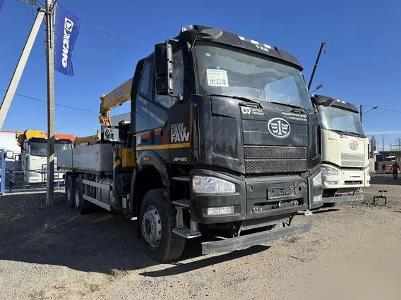 Бортовой грузовик FAW J6P с КМУ XCMG, 2025 2025 года новый фото 2