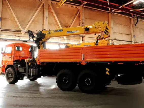 Бортовой грузовик Камаз 43118-50 XCMG SQS200RU-6 2025 года новый фото 11