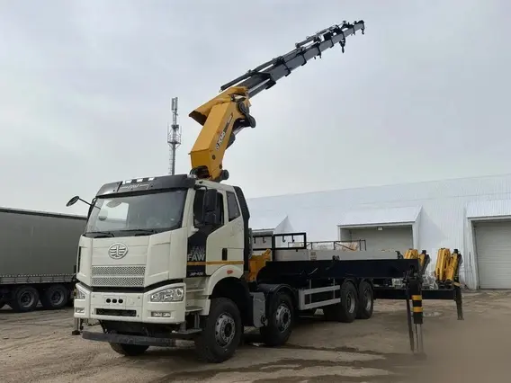 Манипулятор-самопогрузчик FAW CA3310 XCMG SQZ860 2026 года новый фото 3