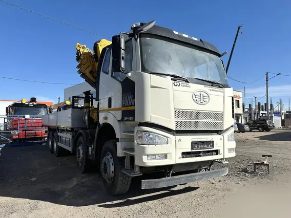 Манипулятор-самопогрузчик FAW CA3310 XCMG SQZ460-6 2026 года новый фото 3
