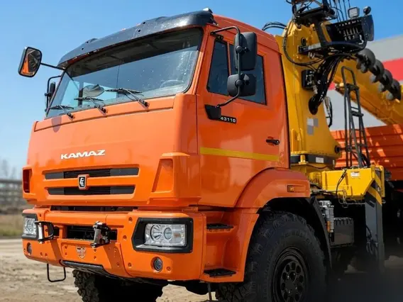 Бортовой грузовик Камаз 43118-50 XCMG SQS200-6 2026 года новый фото 3
