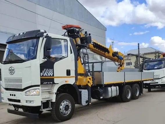 Манипулятор-самопогрузчик FAW J6P XCMG SQS200-6 2026 года новый фото 3