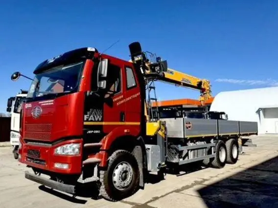 Бортовой грузовик FAW J6P CA3250 XCMG SQS300RU-5 2025 года новый фото 2