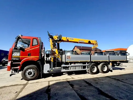 Бортовой грузовик FAW J6P CA3250 XCMG SQS300RU-5 2025 года новый фото 7