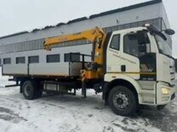 Бортовой грузовик FAW J6L с КМУ XCMG, 2025 2026 года б/у фото 2