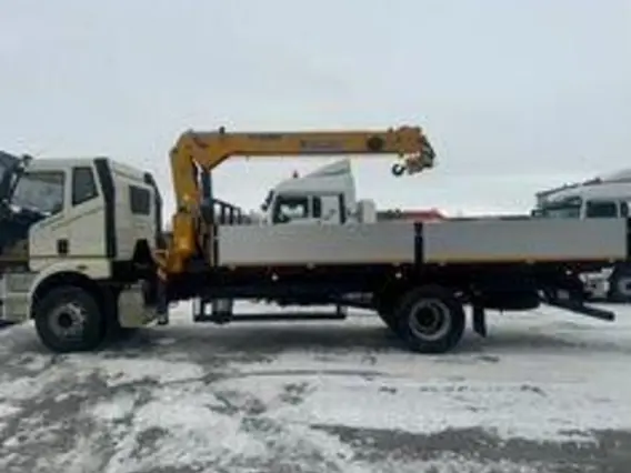 Бортовой грузовик FAW J6L с КМУ XCMG, 2025 2026 года б/у фото 5