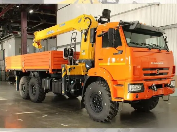 Бортовой грузовик КАМАЗ 43118-3027-48 (А5) с КМУ XCMG, 2025 2025 года новый фото 2