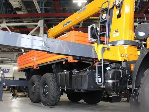 Бортовой грузовик КАМАЗ 43118-3027-48 (А5) с КМУ XCMG, 2025 2025 года новый фото 6