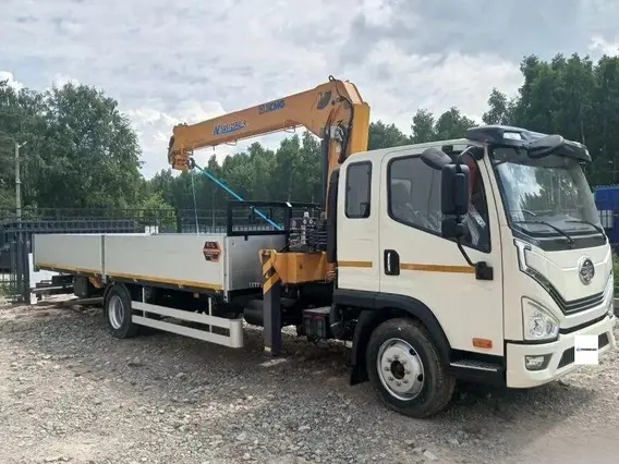 Бортовой грузовик FAW Tiger 6G с КМУ XCMG, 2024 2024 года новый