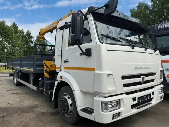 Бортовой грузовик КАМАЗ 4308-69 (G5) с КМУ XCMG, 2025 2025 года новый