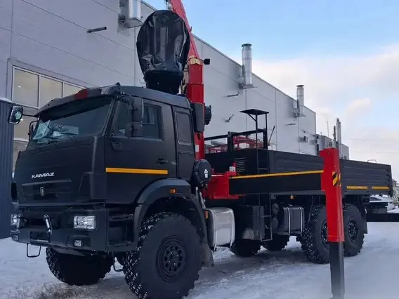 Бортовой грузовик КАМАЗ 43118-50 с КМУ УММ, 2026 2026 года новый