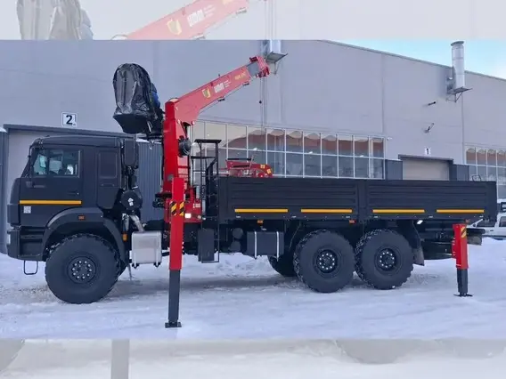 Бортовой грузовик КАМАЗ 43118-50 с КМУ УММ, 2026 2026 года новый фото 4