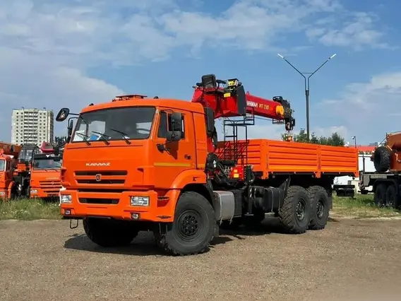 Бортовой грузовик КАМАЗ 43118-50 с КМУ Palfinger, 2025 2025 года новый