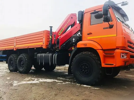 Бортовой грузовик КАМАЗ 43118-50 с КМУ Palfinger, 2025 2025 года новый
