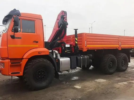Бортовой грузовик КАМАЗ 43118-50 с КМУ Palfinger, 2025 2025 года новый фото 2