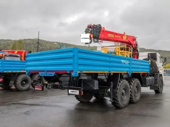 Бортовой грузовик КАМАЗ 43118-50 с КМУ Palfinger, 2025 2025 года новый фото 2