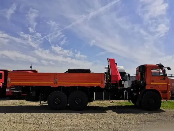 Бортовой грузовик КАМАЗ 43118-50 Palfinger INMAN IM 320 2025 года новый