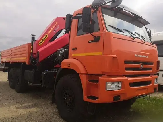Бортовой грузовик КАМАЗ 43118-50 Palfinger INMAN IM 320 2025 года новый фото 2