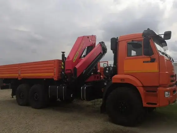 Бортовой грузовик КАМАЗ 43118-50 Palfinger INMAN IM 320 2025 года новый фото 3