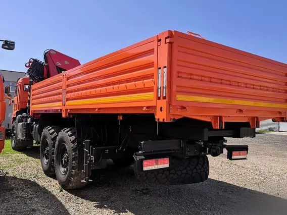 Бортовой грузовик КАМАЗ 43118-50 Palfinger INMAN IM 320 2025 года новый фото 4