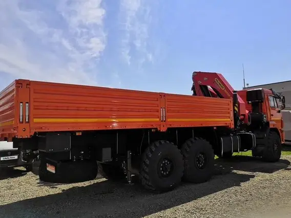 Бортовой грузовик КАМАЗ 43118-50 Palfinger INMAN IM 320 2025 года новый фото 5
