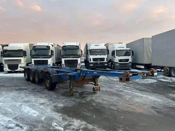 Полуприцеп-контейнеровоз Steelbear PK-24N 2011 года б/у фото 3