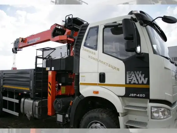 Бортовой грузовик FAW J6 СА3250 с КМУ HANGIL SV, 2025 2025 года новый фото 5