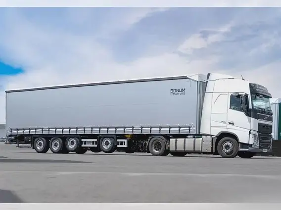 Шторный полуприцеп Bonum 914296-04 2026 года новый фото 4