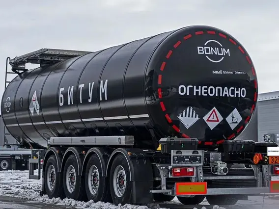 Полуприцеп битумовоз/нефтевоз Полуприцеп битумовоз Bonum 914221-01, 2026 2026 года новый фото 2