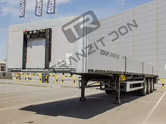 Бортовой полуприцеп Bonum 914295-06 2026 года новый фото 2
