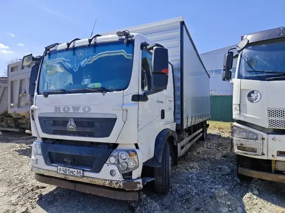 Тентованный грузовик Howo t5g 2024 года б/у фото 3